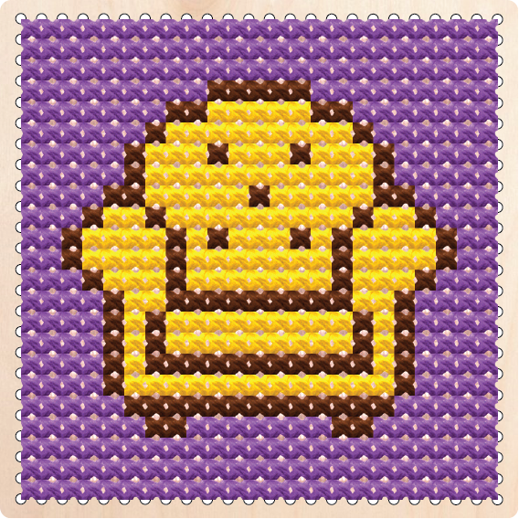 Embroidery on Wood_Mirror and Armchair